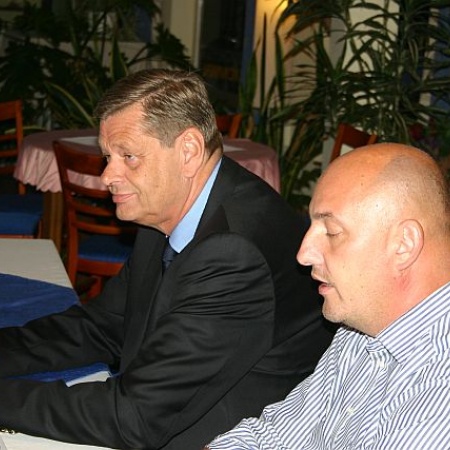 Peter Fernitz und Tagungsleiter Bernd Kwiatkowski